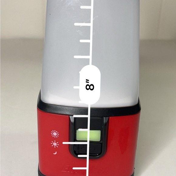 Energizer Weather Ready 500 Lumens Red Emergency Lantern Camping Light - Picture 7 of 9